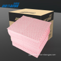 Chemical and toxic solvent materials absorbent pad